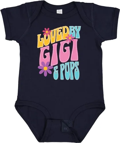 Miniatura 16 de inktastic Gigi and Pops Love Me - Body de bebé para nieta