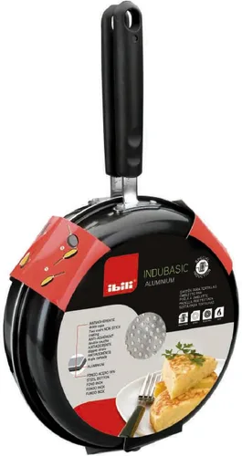 Miniatura 2 de IBILI - Sartén antiadherente de doble cara para tortillas de 11 pulgadas Fabricada en España Sartén para frittatas apta para voltear fácilmente