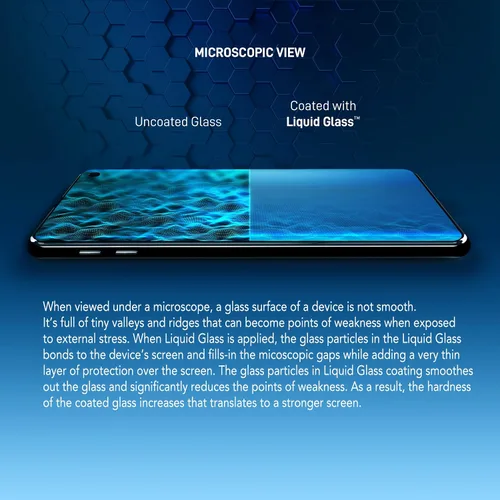 Miniatura 3 de LIQUID GLASS Protector de Pantalla Líquido Resistente a Arañazos y Roturas Protección Nano para Todos los Teléfonos Tabletas Relojes Inteligentes