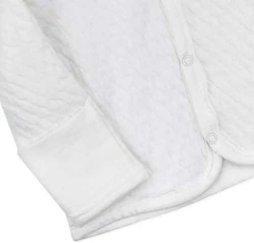 Miniatura 3 de HonestBaby Chaquetas con capucha frontal, parte superior con cierre lateral, sudaderas con capucha en algodón 100% orgánico para bebés, niños
