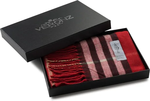 Miniatura 57 de Veronz - Bufanda clásica de invierno muy suave de aspecto lujoso y sensación de cachemira con caja de regalo