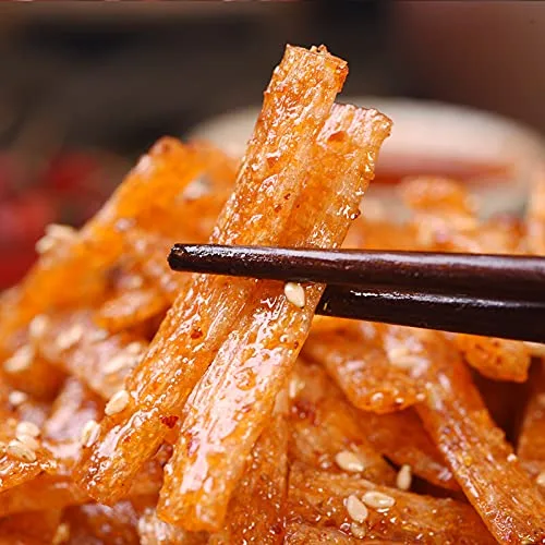 Miniatura 4 de YUYONGTANG Tiras picantes Feiwang Hunan 8090 bocadillos nostálgicos tiras picantes tiras picantes tiras picantes 8090 aperitivos picantes tiras