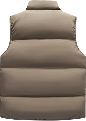 Miniatura 2 de Abrigos de gran tamaño para hombre, chaleco de invierno acolchado para hombres 2023 resistente a la intemperie, plegable, chaleco sin mangas