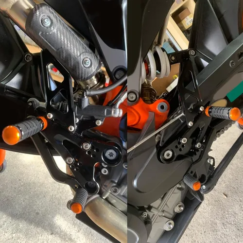 Miniatura 3 de Para KTM 790 890 Duke 2018-2022 - Reposapiés ajustables para motocicleta, palanca de cambios de freno, accesorios de actualización de repuesto