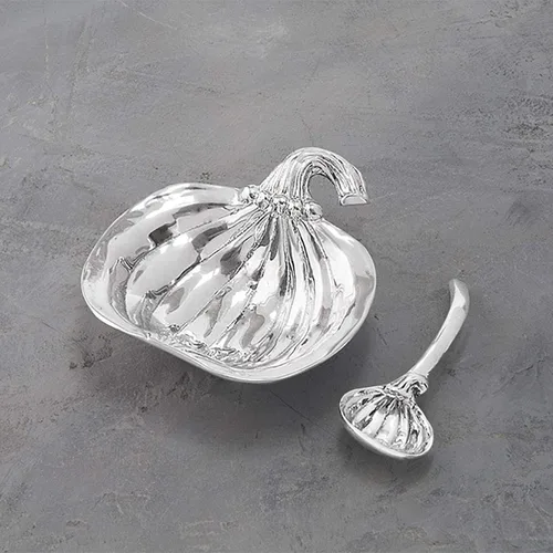 Miniatura 2 de Beatriz Ball GIFTABLES Cuenco de calabaza hecho a mano con cuchara - Pequeño