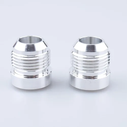Miniatura 6 de AC PERFORMANCE -3 AN Macho Soldadura en Bung Fitting Aluminio, Paquete de 2