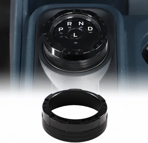 Miniatura 9 de CHEAYAR Botón de interruptor de cambio de marchas Anillo de tapa de guarnición Compatible con Ford Maverick 2022, Cubierta de pomo de cambio
