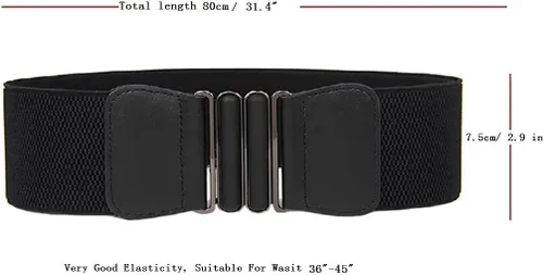 Miniatura 4 de Swtddy Cintura elástica ancha y elástica para mujer
