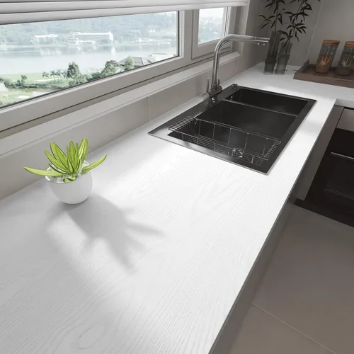 Miniatura 2 de Yenhome Papel de contacto de grano de madera, papel de contacto para despegar y pegar, 24 pulgadas de ancho x 118 pulgadas, envoltura de vinilo
