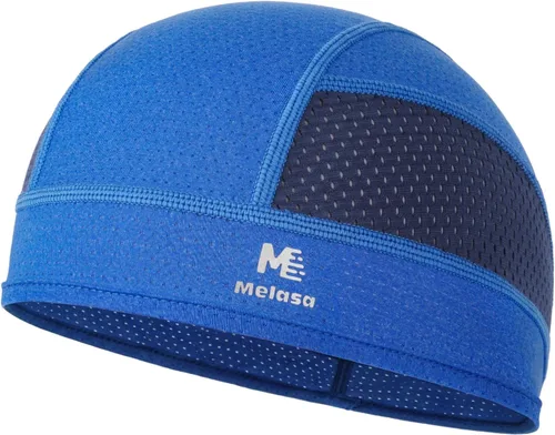 Miniatura 15 de MELASA Gorras de calavera refrescante, forro de malla ligera debajo del casco, ciclismo, motocicleta, casco duro para hombres y mujeres