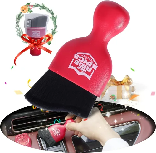 Miniatura 12 de Cepillo para detallar el interior del automóvil con cubierta, relleno de calcetines, regalos para hombres y mujeres, limpiador de tablero