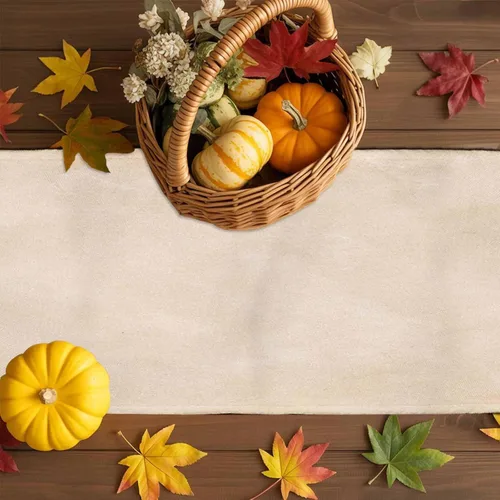 Miniatura 5 de Camino de mesa de otoño, caminos de mesa de vino y uva, cosecha, Acción de Gracias, vintage, barril de vino, de algodón, lino, bufanda, cocina, mesa