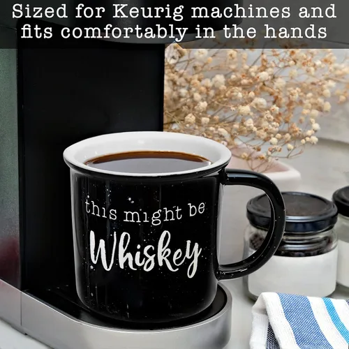 Miniatura 6 de MAINEVENT Esta podría ser la taza de whisky de 11 onzas, taza de café divertida novedosa, taza de café hilarante, taza de mejor amigo, taza