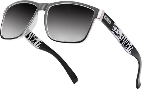 Miniatura 11 de Gafas de sol deportivas polarizadas para hombre Ciclismo Correr Pesca Golf Moda Gafas de sol Mujeres HD6009 C11 Azul Naranja Montura Azul Espejo