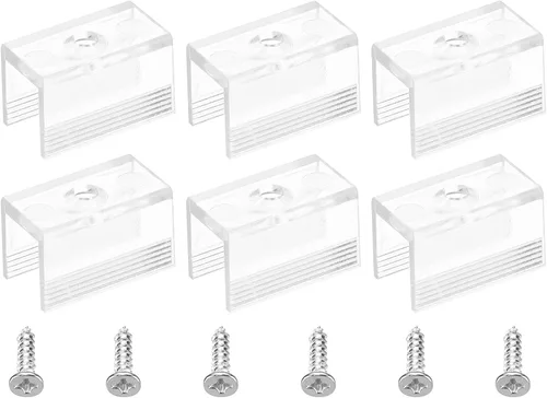Miniatura 14 de MECCANIXITY Clips de montaje para luces de cuerda, accesorios de soporte de montaje de canal de pared para tira de neón LED de 0.315 in