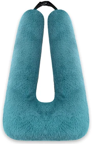 Miniatura 9 de Almohada de viaje, almohada de automóvil para niños y adultos, almohadas de viaje ergonómicas para ayudar a dormir para soporte de cuello y cuerpo