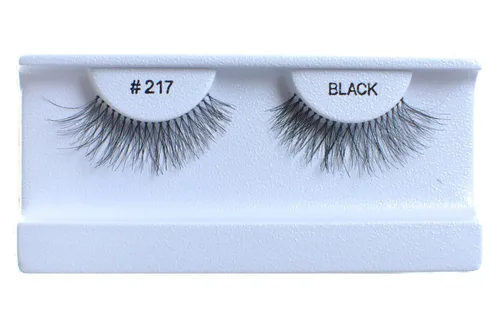 Miniatura 36 de 100 pares de pestañas postizas 100% cabello humano negro natural #747S Negro-747S