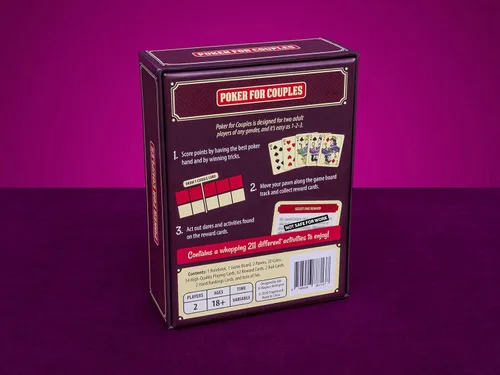 Miniatura 2 de Poker para parejas - Un juego romántico y atrevido para parejas - Más de 200 desafíos divertidos y preguntas íntimas para una cita nocturna