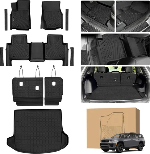 Miniatura 22 de Tapetes de suelo Peleus para Mercedes-Benz Sprinter 2500/3500 2025-2019, solo para furgoneta de carga, forros personalizados de goma TPE para todo