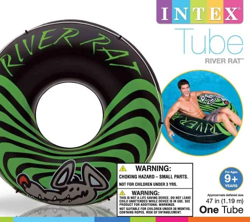 Miniatura 3 de Intex Flotador de piscina de tubo de rata de río paquete de 6