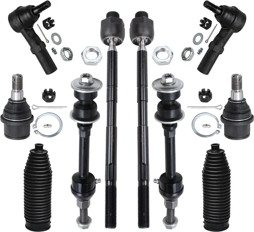 Miniatura 161 de Detroit Axle – Kit de suspensión delantera para Hyundai 2013-2018 Santa Fe 2 enlaces de barra de estabilizador 4 varillas de amarre interiores
