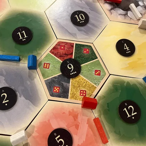 Miniatura 2 de Amalgam Escenario Hexagonal de Reemplazo Multi-Recurso compatible con Los Colonos de Catan de Catan, Seafarers, Cities and Knights y Expansiones