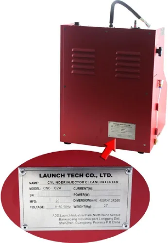 Miniatura 4 de Autool Launch CNC-602A sistema de inyección de combustible Herramientas de limpieza CNC602A inyector limpiador y probador con Transformador de 110