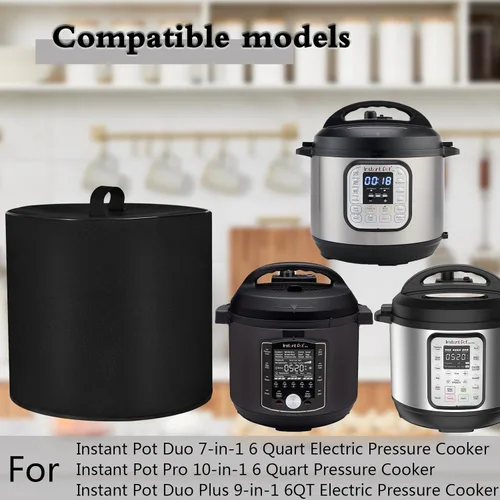 Miniatura 2 de Cubierta antipolvo con olla instantánea de 6 cuartos de galón, resistente al agua, cubierta para olla a presión eléctrica Instant Pot Duo 7
