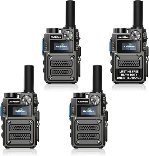 Miniatura 26 de Walkie Talkies de largo alcance ilimitado gratuito de por vida para adultos, radios bidireccionales rápidas 4G LTE PoC de larga distancia