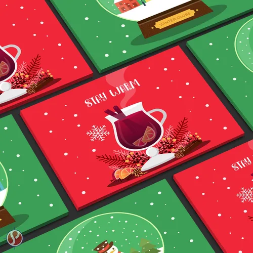 Miniatura 4 de Papel de colores navideños: perfecto para artes y manualidades de Navidad y Año Nuevo, invitaciones y anuncios de fiesta, enlace de 24 libras, texto
