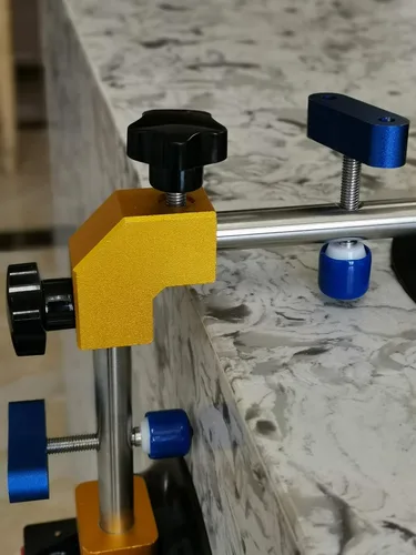 Miniatura 6 de Ajustador de costuras de encimera de 90 grados en ángulo recto con ventosa de 6 pulgadas para unión y nivelación de costuras/encimera profesional