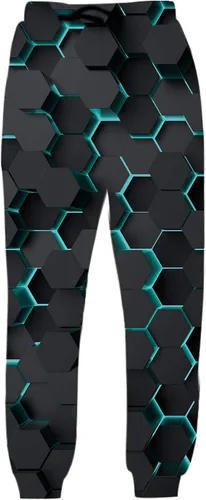 Miniatura 2 de UNIFACO. Pantalones deportivos unisex con estampado digital 3D con cordón
