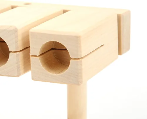 Miniatura 4 de Bloques de ritmo de percusión de madera de arce de 5 tonos para música de ópera nacional