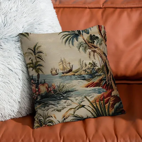 Miniatura 7 de Funda de almohada Moore Manor Antigua Chinoiserie Coral Peony Chic Asian Accent Funda de almohada Retro Decorativa Fundas de cojín Decoración