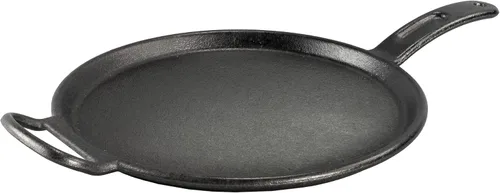 Lodge BOLD Plancha de Hierro Fundido Sazonado de 12 Pulgadas, Utensilios de Cocina de Diseño Vanguardista