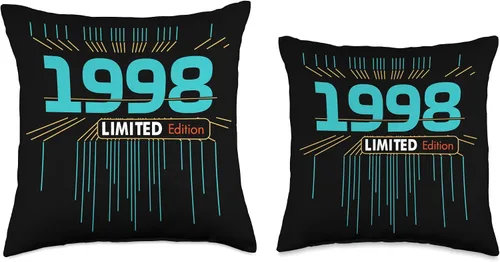 Miniatura 3 de Retro Gaming 1998 Limited Edition Birthday 1998 Men Woman Throw Pillow