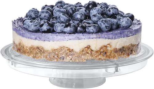 Miniatura 3 de Soporte de pastel con cubierta de cúpula, uso multipropósito 6 en 1, soporte de pastel con tapa, fuente para servir, tazón para ponche, fuente