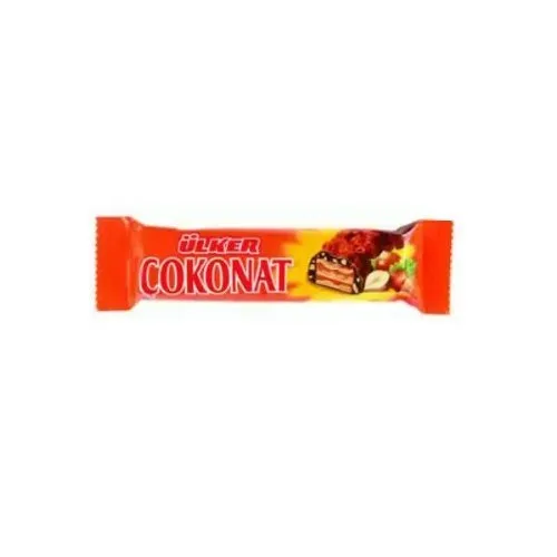Miniatura 2 de Ulker Cokonat -2 x Lote de 24 - Obleas con Avellana y Chocolate