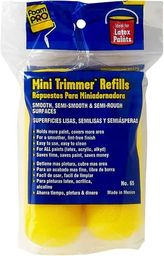 Miniatura 12 de FoamPRO 75RS - Recambios de rodillo de recortadora delgado, 6 x 3/8 pulgadas, repuestos de espuma de alta capacidad para baños, cocinas, armarios, 7