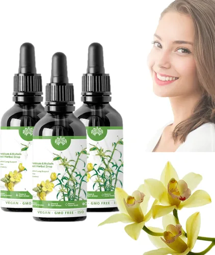 Miniatura 10 de Clearbreath Dendrobium & Mullein Extract – Potente apoyo pulmonar, gotas de aliento claro a base de hierbas, extracto de gordolobo de dendrobium 2