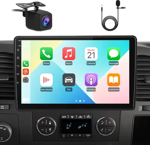Miniatura 9 de AWESAFE Estéreo de radio de coche WiFi 5G para Chevy Silverado 2007-2013 GMC Sierra Yukon Android 13 reemplazo estéreo con CarPlay Android Auto
