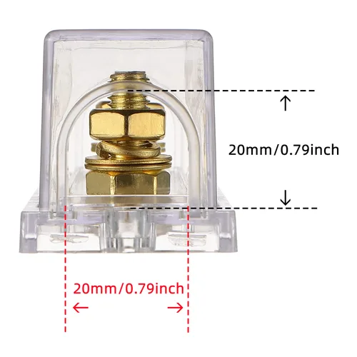 Miniatura 5 de BOJACK Portafusibles ANL de carcasa transparente para sistema de audio y video (paquete de 2)