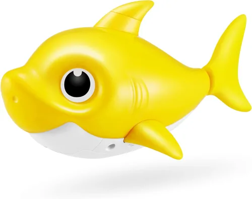 Robo Alive Junior Baby Shark - Aletas de silicona para cantar y nadar Baby Shark (amarillo) por ZURU