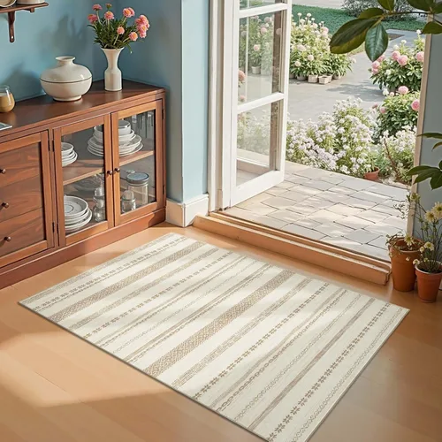 Miniatura 17 de jinchan Boho 2x3 Rugs for Entryway - Moroccan Machine Washable Doormat Soft Bohemian Small Throw Rug Non-Slip Carpet for Entrance Kitchen Laundry