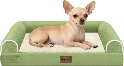 Miniatura 73 de Cama ortopédica lavable para perros medianos y grandes: cama con cojines de apoyo para perros medianos y grandes, cama impermeable de espuma tipo