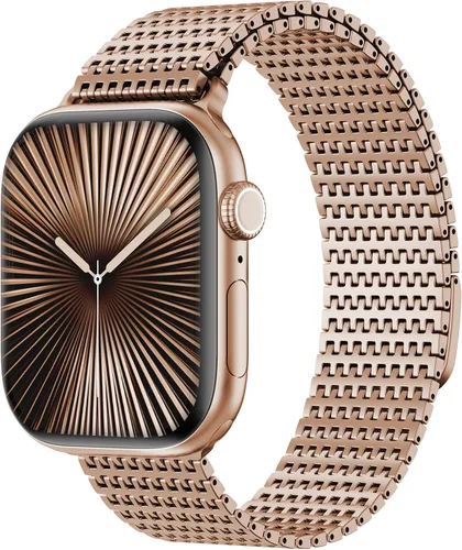Miniatura 10 de WINGLE Correa de malla magnética para Apple Watch Band Ultra 3/2/1 de 1.929 in, 1.811 in, 1.772 in, 1.732 in, 1.654 in, 1.575 in, 1.614 in, 1.496