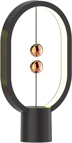 Miniatura 16 de Heng - Luz de equilibrio, lámpara de mesa LED alimentada por USB, creativa, luz nocturna con interruptor magnético, lámpara de mesa regulable