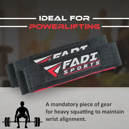 Miniatura 3 de Lifting Wrist Straps for Weightlifting Gym Deadlift and Pull Ups 24 Inch Cotton with 5mm Padded Neoprene for Grip Support Powerlifting Bodybuilding
