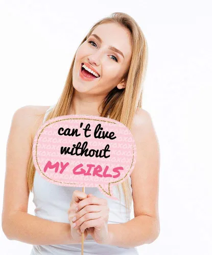 Miniatura 3 de Big Dot of Happiness Be My Galentine - Kit de accesorios para cabina de fotos para fiesta de Galentine y San Valentín, 20