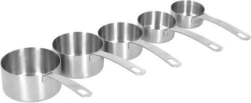 Miniatura 4 de Taza medidora con escala, cuchara medidora de acero inoxidable, cucharadita, accesorios de cocina, accesorio de cocina para medir ingredientes secos